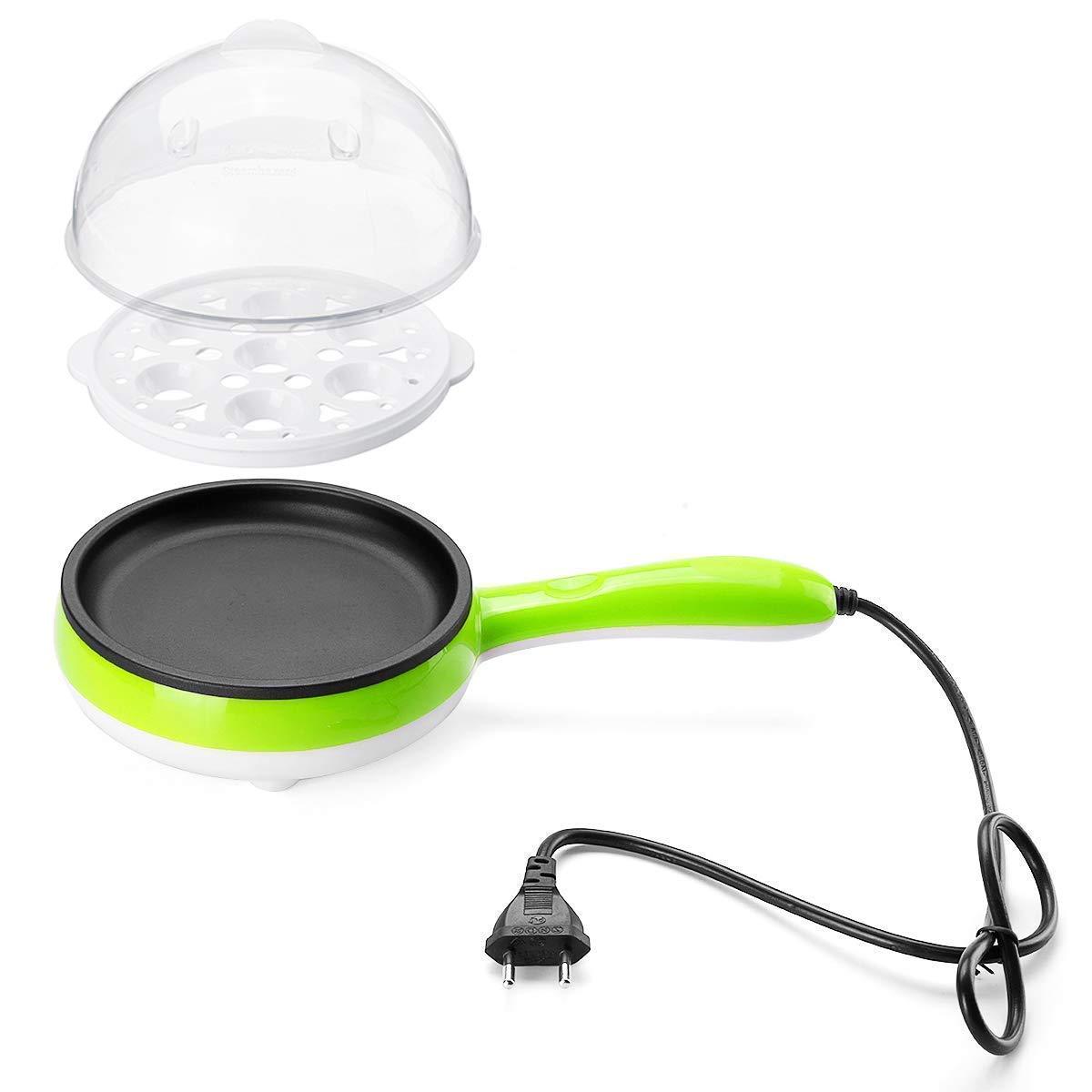 2150 Multi functional Electric 2 in 1 Egg Frying Pan with Egg Boiler Machine Measuring Cup with Handle - SkyShopy 2150 Multi functional Electric 2 in 1 Egg Frying Pan with Egg Boiler Machine Measuring Cup with Handle - SkyShopy
